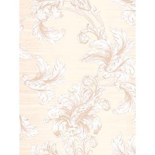 Seabrook Designs CM10601 Camille Acanthus Leaves Acrylic Coated Wallpaper